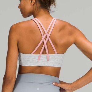 lululemon Wee are from Space Nimbus Battleship Energy Sports Bra dusty pink 6